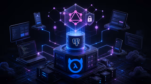 Ilustração do Hasura GraphQL Engine auto-hospedado em uma VPS, conectando um banco PostgreSQL a uma API GraphQL