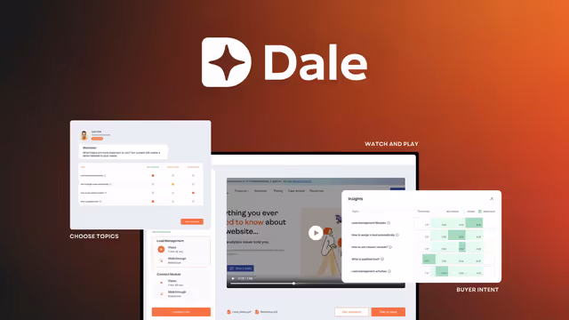 Dale - lifetime deal no AppSumo