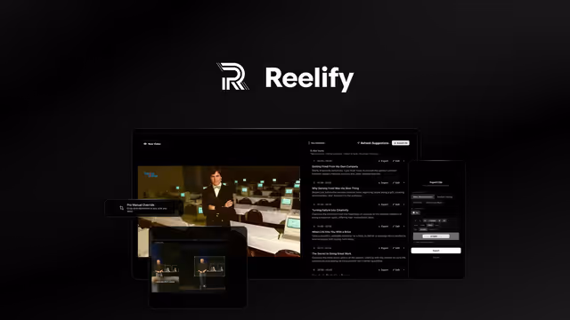 Reelify AI - lifetime deal no AppSumo