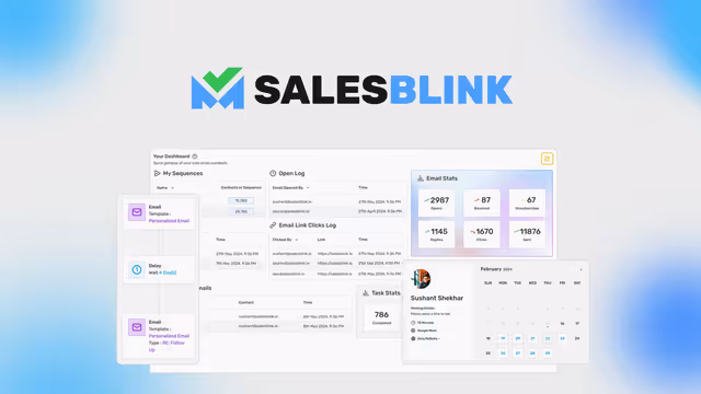 SalesBlink - lifetime deal no AppSumo