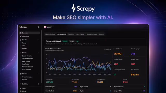 Screpy - Plus Exclusive - lifetime deal no AppSumo