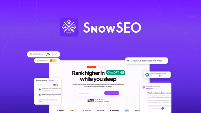 SnowSEO - lifetime deal no AppSumo