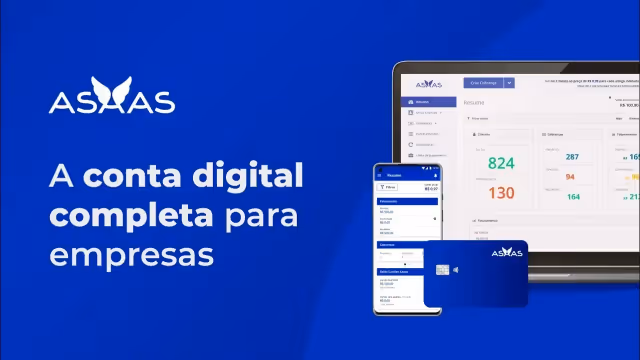 Asaas — Cobranças via Boleto, Pix e Cartão + R$50 em crédito