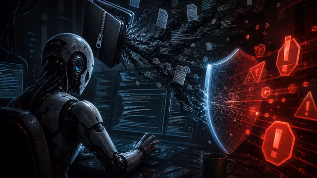 Imagem ilustrativa: O Claude Code tentou se salvar. O modo automático impediu