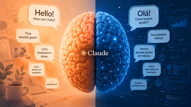 Imagem ilustrativa: Claude é mais frio com brasileiros? Estudo revela que IA muda de personalidade conforme o idioma