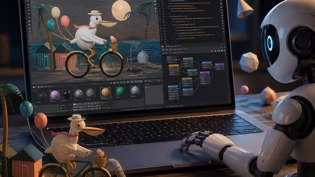 Imagem ilustrativa: O Codex começou a controlar o Blender no Mac. E isso vai além da arte