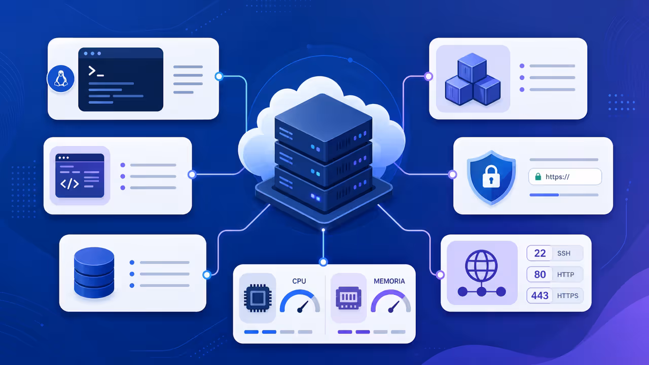 Ilustração: Pré-requisitos reais da stack