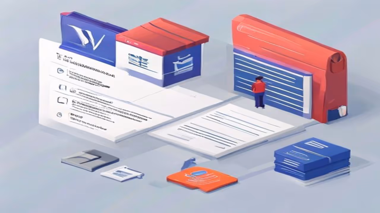 Ilustração editorial de uma migração de WordPress para a Turbo Cloud com backup, validação e troca de DNS