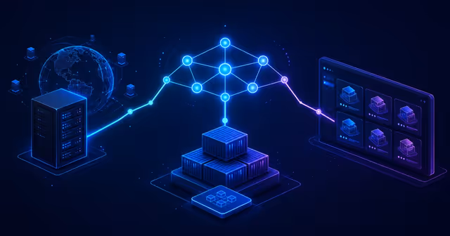 Três caminhos de infraestrutura para n8n: servidor global, containers em template e painel de aplicativos
