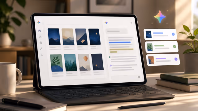 Notebook com assistente de IA consultando livros de uma biblioteca digital e exibindo fontes relacionadas