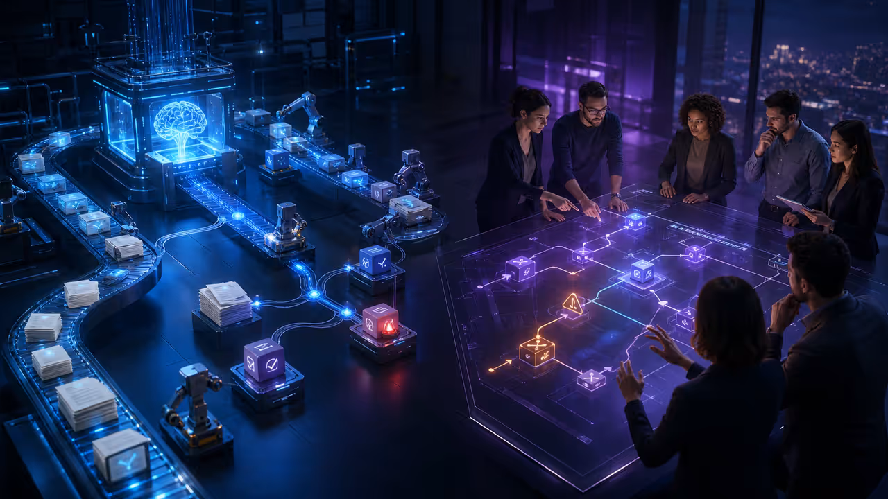 Imagem: Onde a IA Brilha e Onde os Humanos Mantêm o Controle na Automação de Workflows
