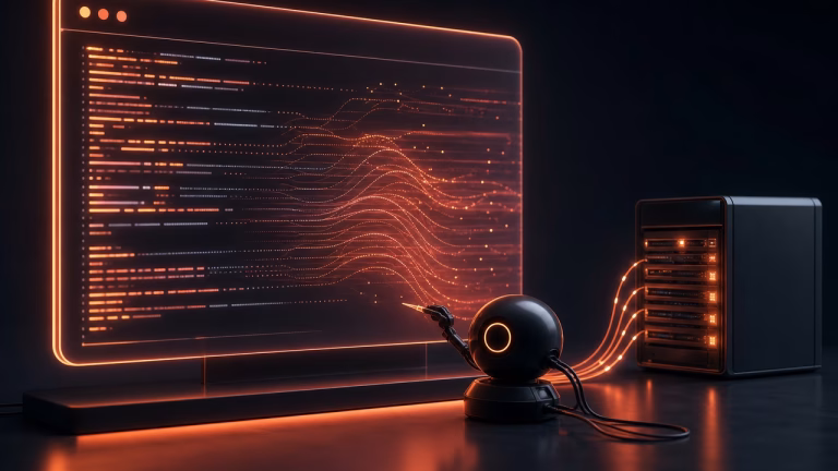 Terminal com agente de programação por IA rodando em servidor VPS