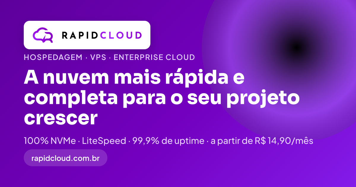 RapidCloud Licenças cPanel, DirectAdmin e LiteSpeed a partir de R$ 48/mês RapidCloud Licenças cPanel, DirectAdmin e LiteSpeed — Ver licenças para servidor próprio