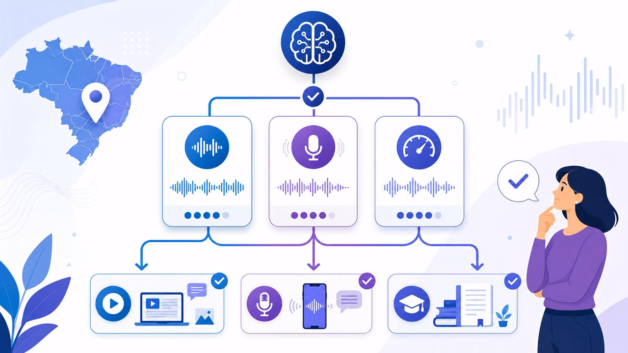 ElevenLabs vs OpenAI TTS vs PlayHT: qual vale mais no Brasil? 1 Ilustração: Resposta curta: qual escolher em cada caso?