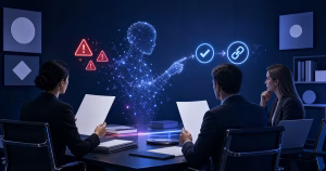 Profissionais do direito revisam contratos com apoio de uma IA que transforma alertas em verificações