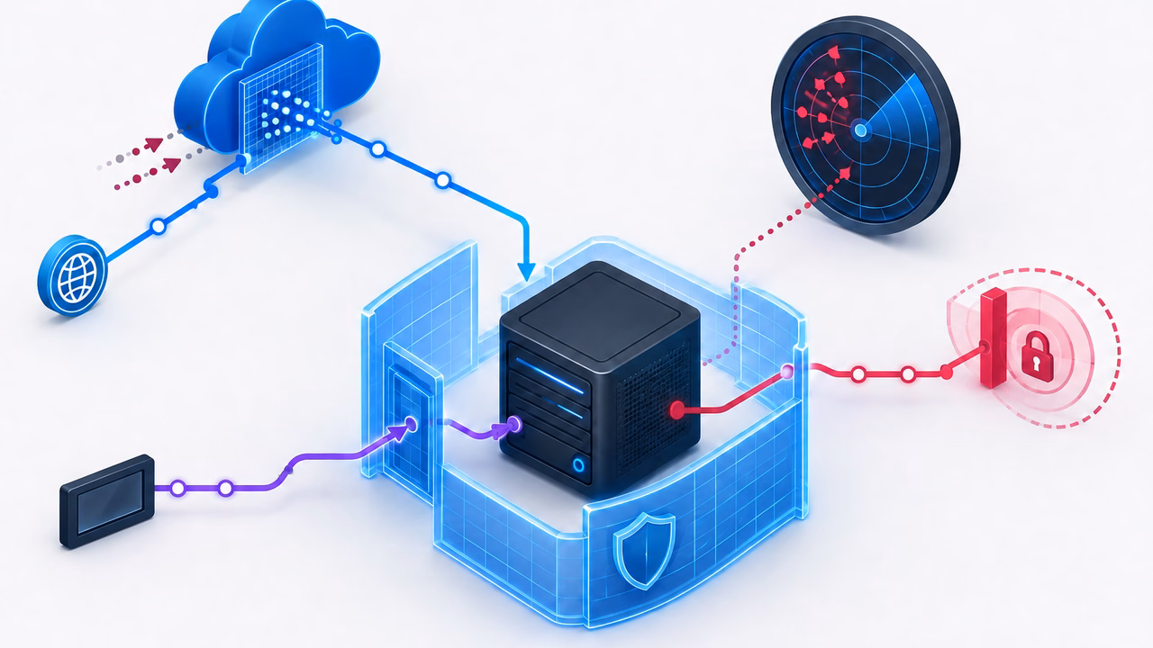 Como proteger sua VPS com Fail2ban, UFW e Cloudflare 1 Camadas distintas de UFW, Fail2ban e proxy em nuvem protegendo uma VPS