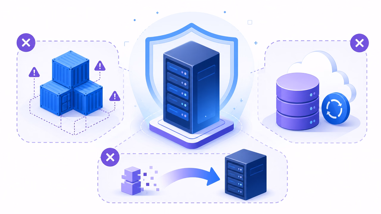 Como proteger sua VPS com Fail2ban, UFW e Cloudflare 2 Servidor protegido com Docker, backup e restauração marcados como itens não cobertos