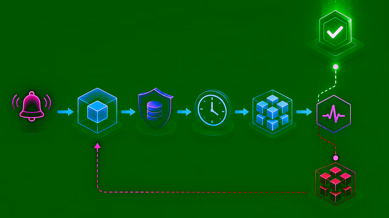 Watchtower Docker: atualização automática é risco? 2 Fluxo controlado de atualização de containers com alerta, versão, backup, janela de manutenção, healthcheck e rollback